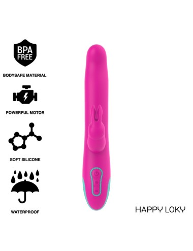 HAPPY LOKY PLUTO RABBIT VIBRATOR & ROTATOR WATCHME WIRELESS TECHNOLOGY COMPATIBLE