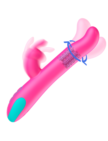 HAPPY LOKY PLUTO RABBIT VIBRATOR & ROTATOR WATCHME WIRELESS TECHNOLOGY COMPATIBLE