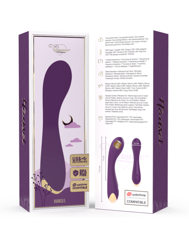 TREASURE HANSEL G-SPOT VIBRATOR WATCHME WIRELESS TECHNOLOGY COMPATIBLE