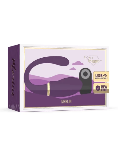 TREASURE MERLIN DOUBLE COUPLE VIBRATOR REMOTE CONTROL