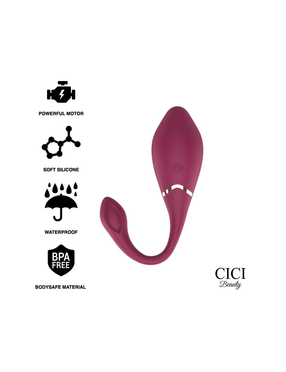 CICI BEAUTY PREMIUM SILICONE EGG VIBRATOR REMOTE CONTROL CICI BEAUTY PREMIUM SILICONE EGG VIBRATOR REMOTE CONTROL