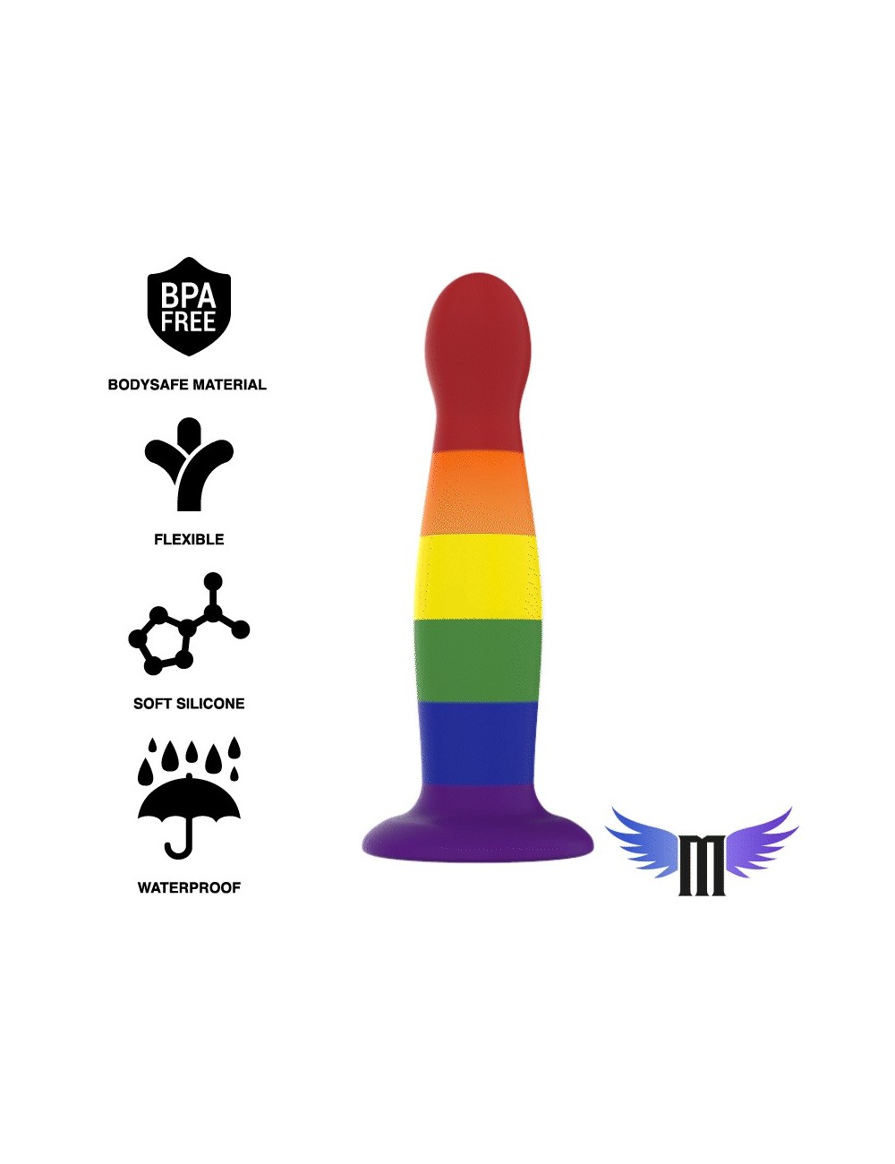 MYTHOLOGY GARRICK PRIDE DILDO M MYTHOLOGY GARRICK PRIDE DILDO M