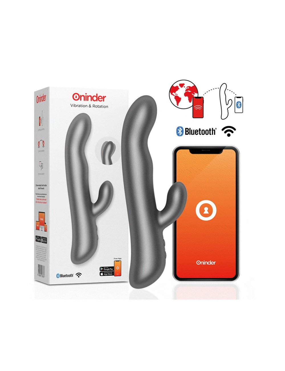 ONINDER VIBRATION & ROTATION BLACK - FREE APP ONINDER VIBRATION & ROTATION BLACK - FREE APP