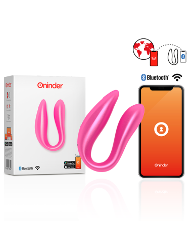 ONINDER G-SPOT & CLITORAL STIMULATOR PINK - FREE APP