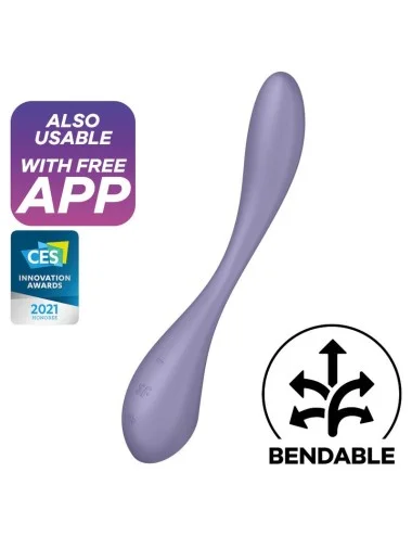 SATISFYER G-SPOT FLEX 5 MULTI VIBRATOR - LILAC