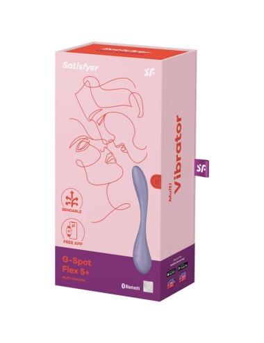 SATISFYER G-SPOT FLEX 5 MULTI VIBRATOR - LILAC