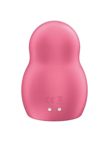 SATISFYER PRO TO GO 1 DOUBLE AIR PULSE STIMULATOR & VIBRATOR - RED