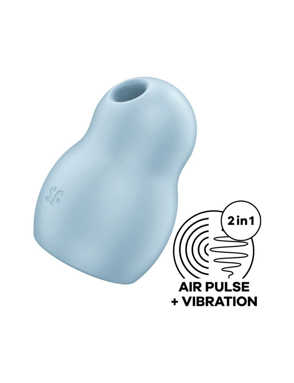 SATISFYER PRO TO GO 1 DOUBLE AIR PULSE STIMULATOR & VIBRATOR - BLUE SATISFYER PRO TO GO 1 DOUBLE AIR PULSE STIMULATOR & VIBRATOR - BLUE