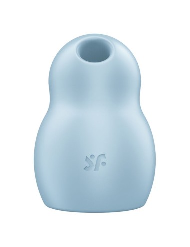 SATISFYER PRO TO GO 1 DOUBLE AIR PULSE STIMULATOR & VIBRATOR - BLUE