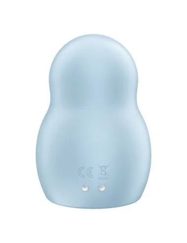 SATISFYER PRO TO GO 1 DOUBLE AIR PULSE STIMULATOR & VIBRATOR - BLUE