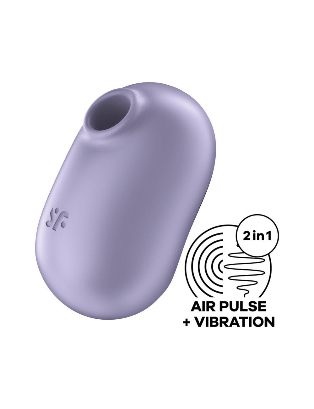 SATISFYER PRO TO GO 2 DOUBLE AIR PULSE STIMULATOR & VIBRATOR - VIOLET SATISFYER PRO TO GO 2 DOUBLE AIR PULSE STIMULATOR & VIBRATOR - VIOLET