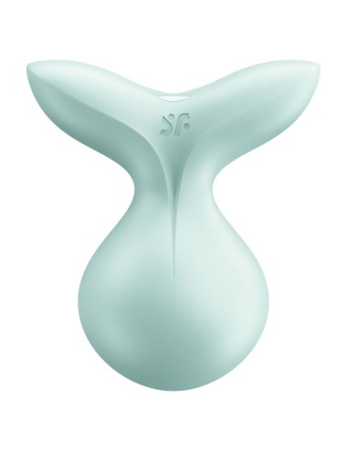 SATISFYER VIVA LA VULVA 3 LAY-ON VIBRATOR - GREEN