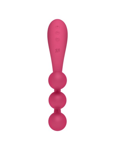 SATISFYER TRI BALL 1 MULTI VIBRATOR - RED