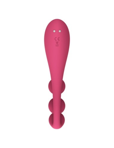 SATISFYER TRI BALL 1 MULTI VIBRATOR - RED