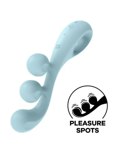 SATISFYER TRI BALL 2 MULTI VIBRATOR - BLUE