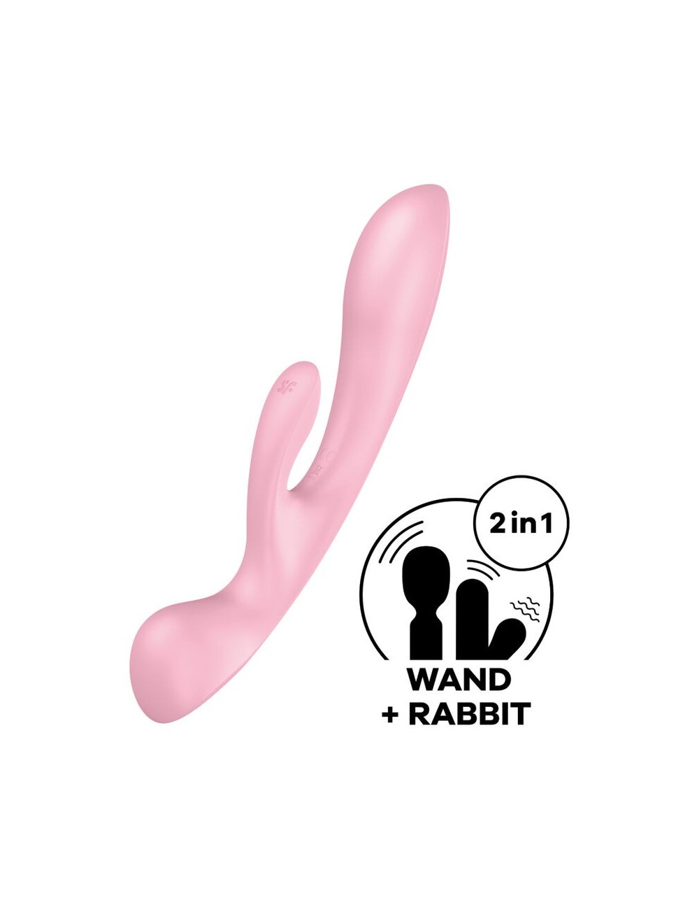 SATISFYER TRIPLE OH HYBRID VIBRATION - PINK