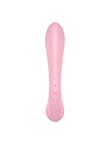 SATISFYER TRIPLE OH HYBRID VIBRATION - PINK