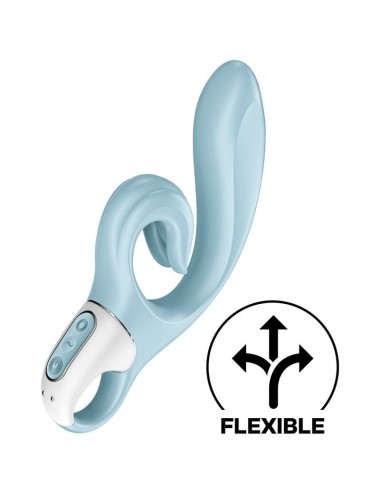 SATISFYER LOVE ME RABBIT VIBRATION - BLUE