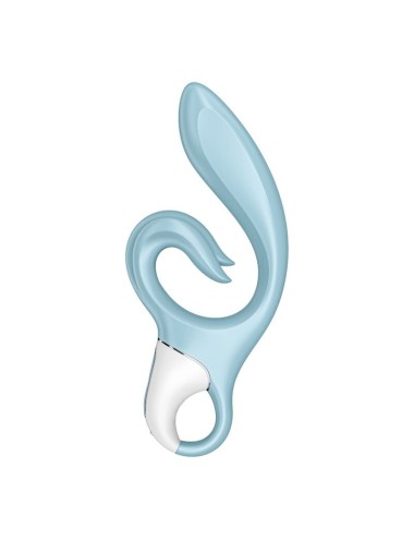 SATISFYER LOVE ME RABBIT VIBRATION - BLUE