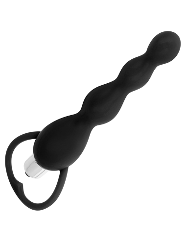 OHMAMA VIBRATING BUTT PLUG - BLACK