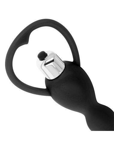 OHMAMA VIBRATING BUTT PLUG - BLACK