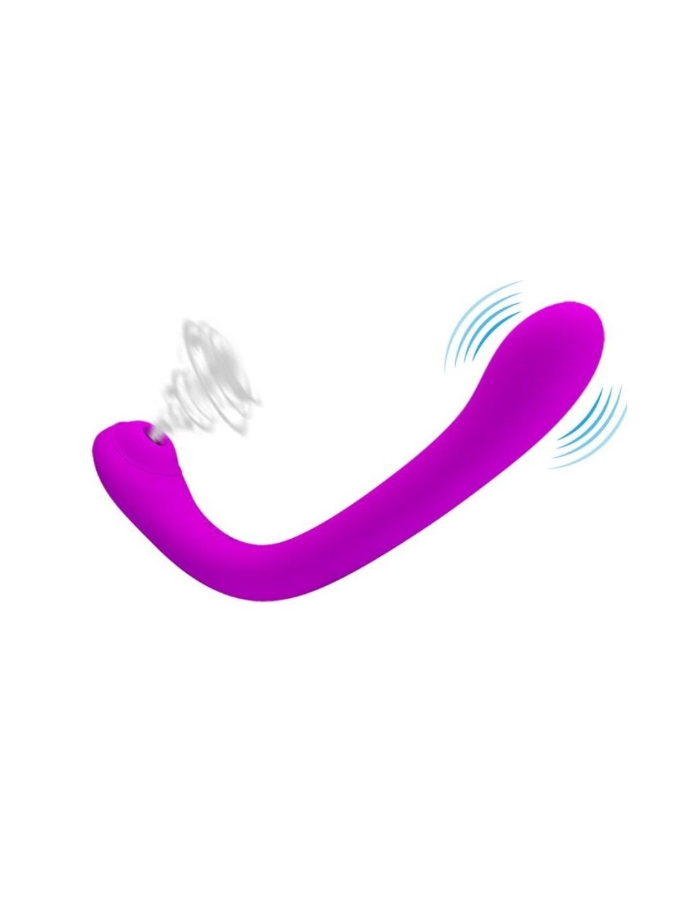 PRETTY LOVE ALEX VIBRATOR AND STIMULATOR - PURPLE