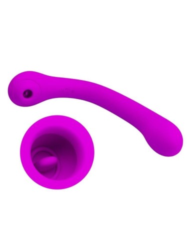 PRETTY LOVE ALEX VIBRATOR AND STIMULATOR - PURPLE