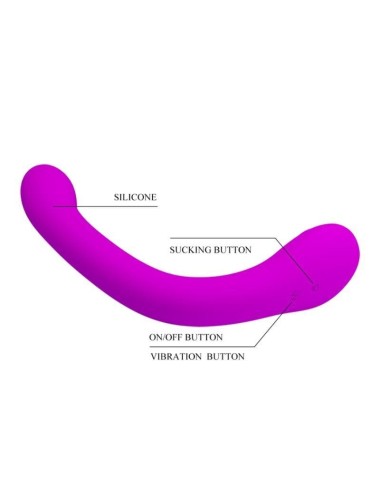 PRETTY LOVE ALEX VIBRATOR AND STIMULATOR - PURPLE