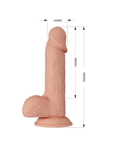 BEAUTIFUL ENCOUNTER CATOBLEPAS REALISTIC AND FLEXIBLE DILDO 20.6 CM - FLESH