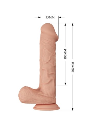 BEAUTIFUL ENCOUNTER BERQRISI THRUSTING 26 CM - FLESH