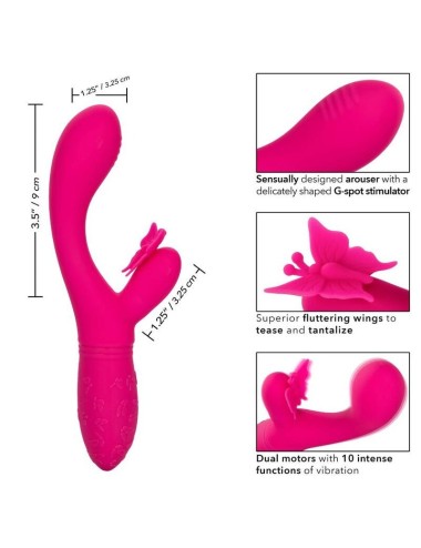 CALIFORNIA EXOTICS BUTTERFLY KISS FLUTTER PINK