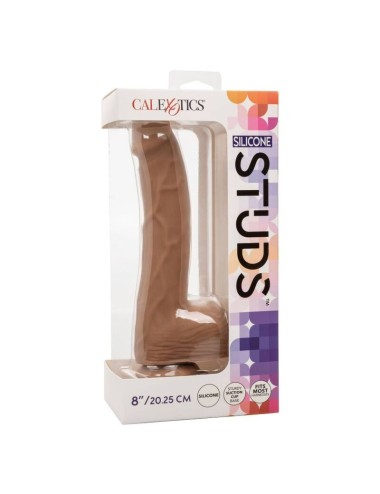 CALIFORNIA EXOTICS SILICONE STUDS 20,32 CM BROWN