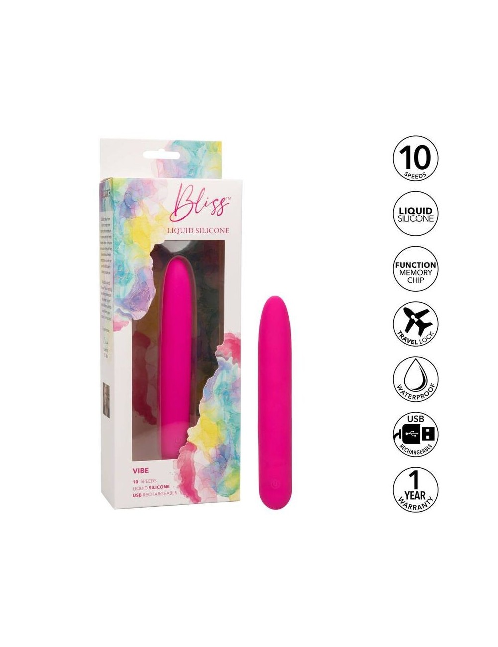 CALIFORNIA EXOTICS BLISS VIBE PINK CALIFORNIA EXOTICS BLISS VIBE PINK