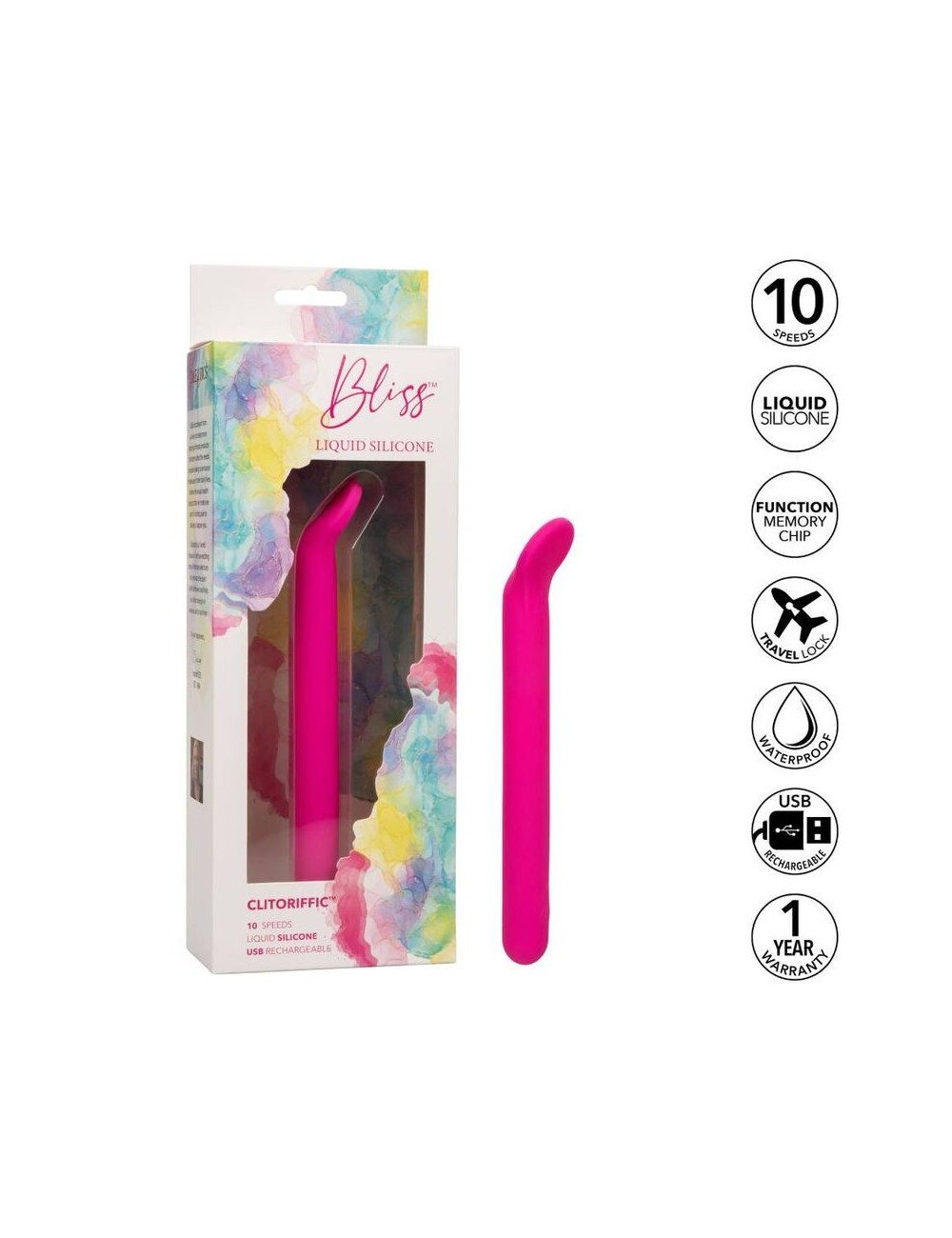 CALIFORNIA EXOTICS BLISS CLITORIFFIC PINK CALIFORNIA EXOTICS BLISS CLITORIFFIC PINK