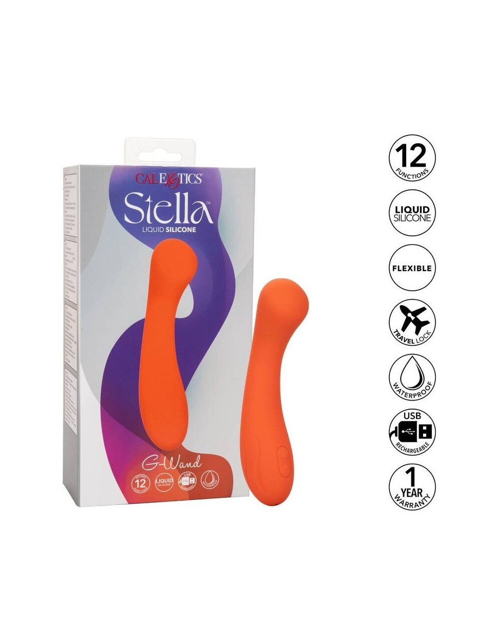 CALIFORNIA EXOTICS STELLA G-WAND ORANGE CALIFORNIA EXOTICS STELLA G-WAND ORANGE