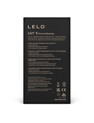 LELO LILY 3 PERSONAL MASSAGER - CALM LAVENDER