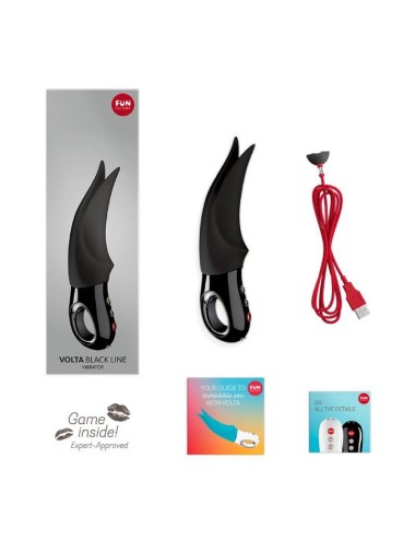 FUN FACTORY - VOLTA CLITORAL VIBRATOR BLACK LINE
