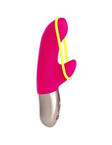 FUN FACTORY - AMORINO MINI VIBRATOR PINK & NEON YELLOW