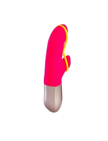 FUN FACTORY - AMORINO MINI VIBRATOR PINK & NEON YELLOW