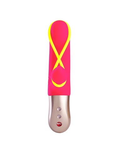 FUN FACTORY - AMORINO MINI VIBRATOR PINK & NEON YELLOW