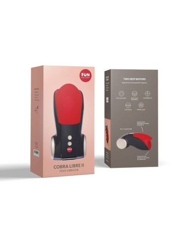 FUN FACTORY - COBRA LIBRE II HEAD OF PENIS STIMULATOR BLACK RED