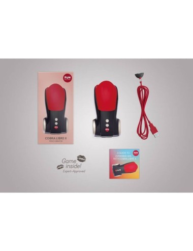 FUN FACTORY - COBRA LIBRE II HEAD OF PENIS STIMULATOR BLACK RED