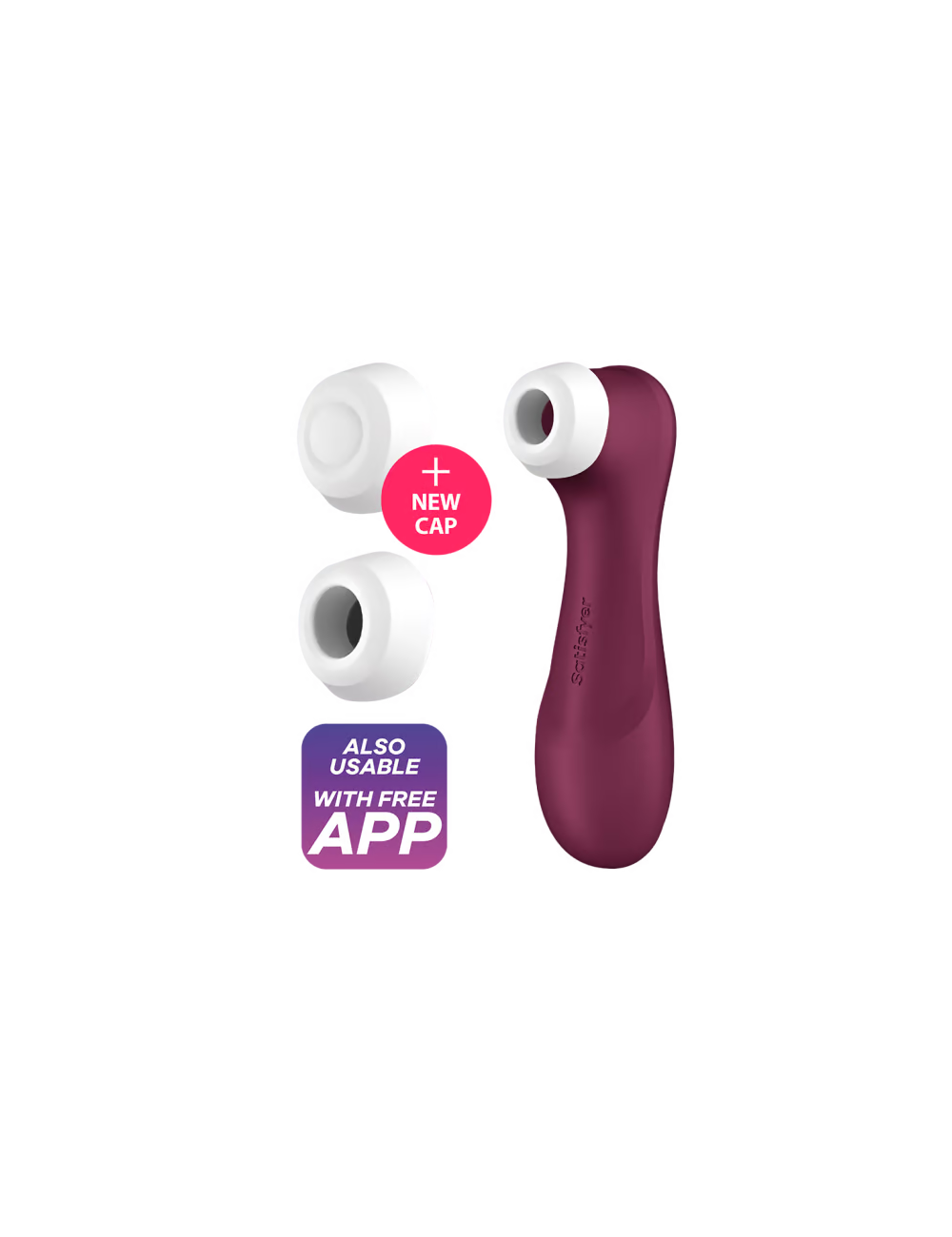 SATISFYER PRO 2 GENERACIÓN 3 - WINE RED BLUETOOTH & APP SATISFYER PRO 2 GENERACIÓN 3 - WINE RED BLUETOOTH & APP
