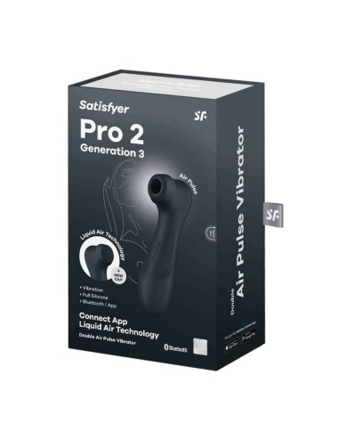 SATISFYER PRO 2 GENERACIÓN 3 - BLACK  BLUETOOTH &  APP