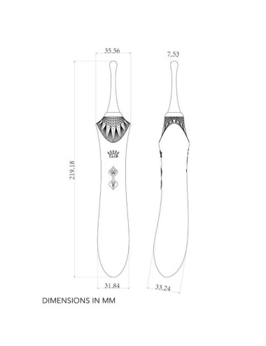 ZALO - BESS 2 CLITORAL MASSAGER BLACK