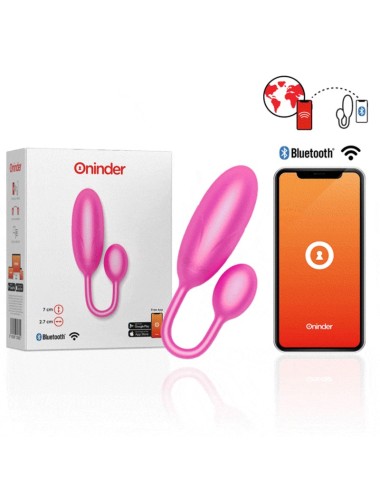 ONINDER - DENVER VIBRATING EGG PINK 7 X 2.7 CM FREE APP