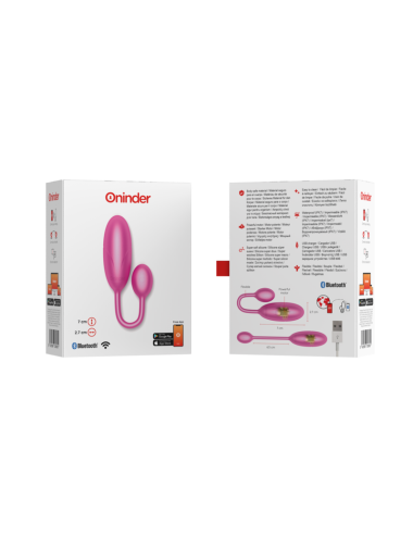 ONINDER - DENVER VIBRATING EGG PINK 7 X 2.7 CM FREE APP
