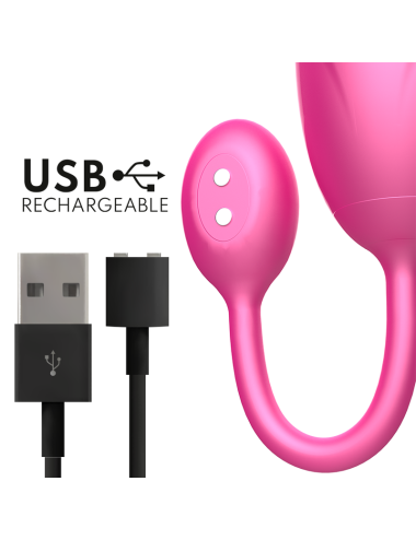 ONINDER - TOKYO VIBRATING EGG PINK 7.5 X 3.2 CM FREE APP