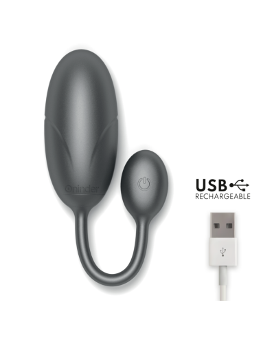 ONINDER - TOKYO VIBRATING EGG BLACK 7.5 X 3.2 CM FREE APP