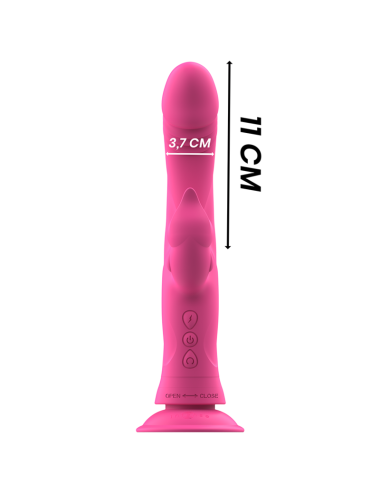 INTENSE - JULIO VIBRATOR RABBIT SILICONE PINK